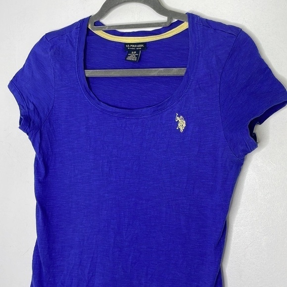 U.S. Polo Assn. royal blue logo embroidered baby t-shirt - Picture 2 of 7